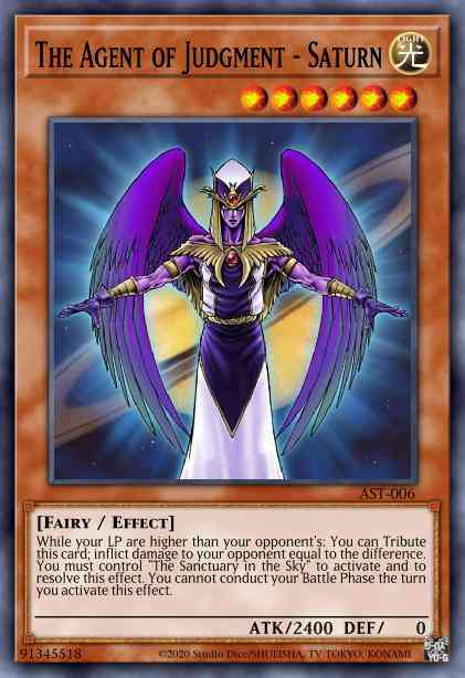 The Agent of Judgment - Saturn - AST-006 - Ultra Rare - Unlimited