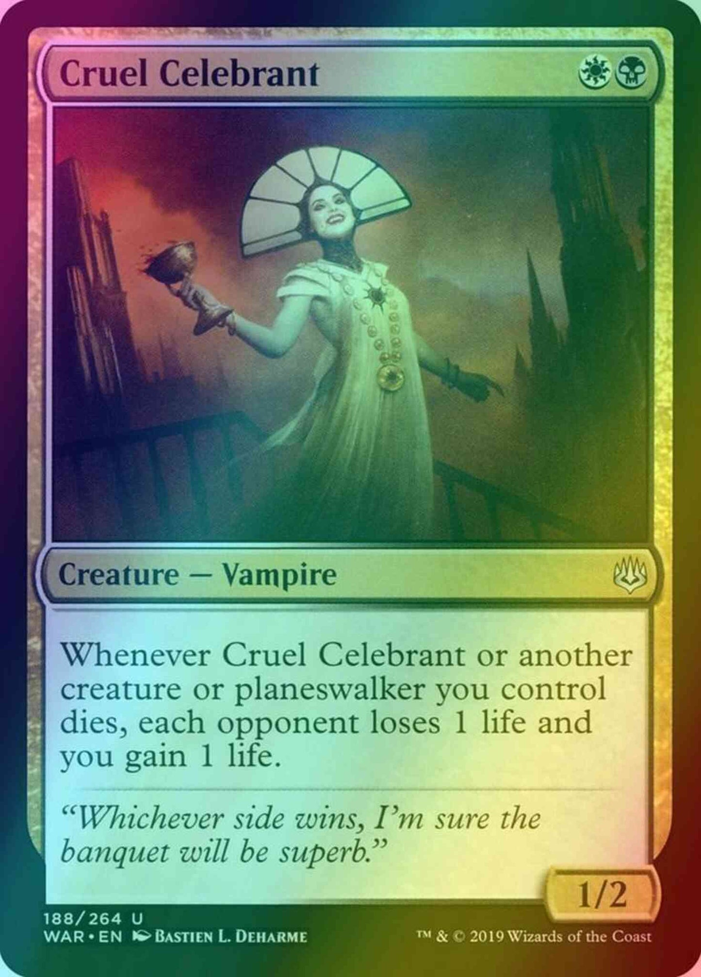 Cruel Celebrant [188] [War of the Spark] [Foil]