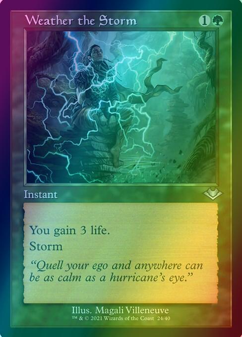 Magic: The Gathering Card – Weather The Storm – From Modern Horizons Set - View #4