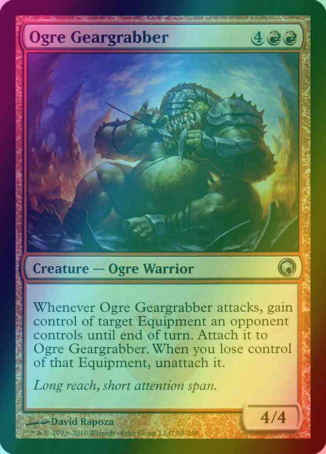 Ogre Geargrabber [99] [Scars Of Mirrodin] [Foil]
