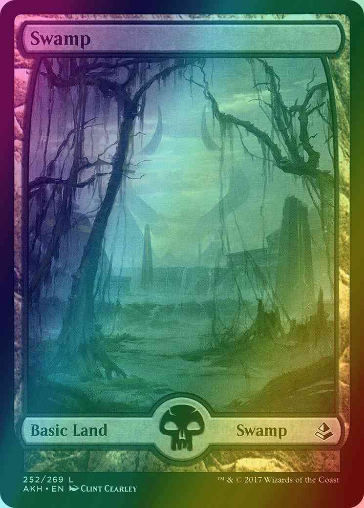 Swamp [252] [Full Art] [Amonkhet] [Foil]