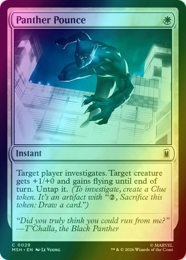 Panther Pounce [29] [Marvel Super Heroes] [Foil]