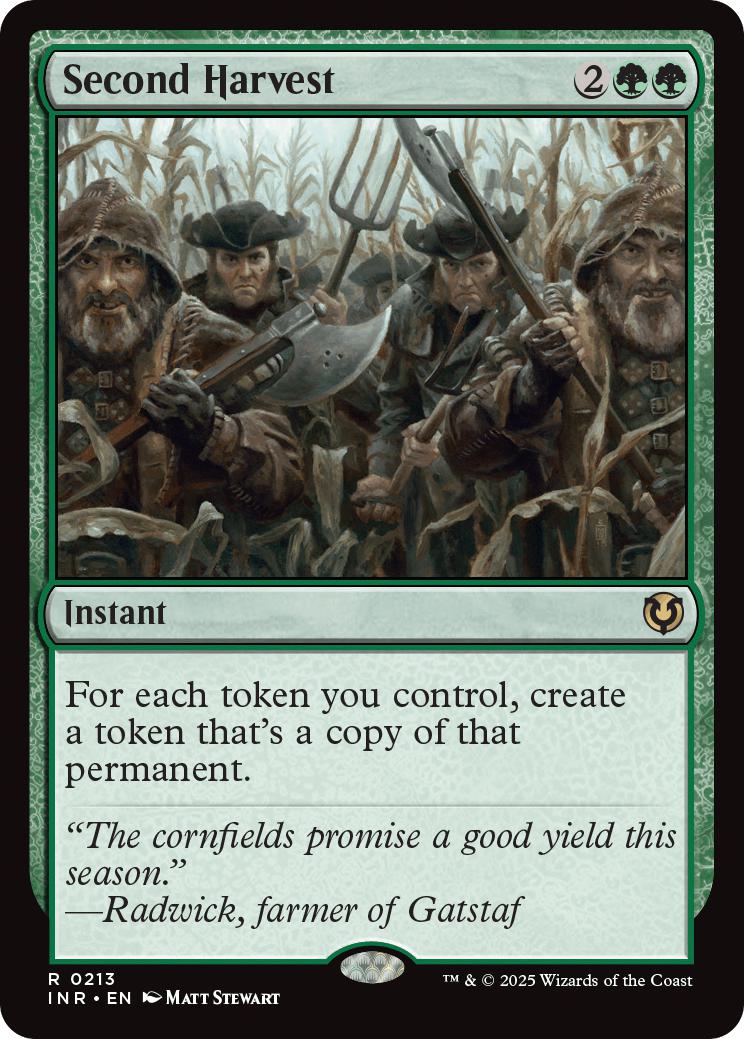 Second Harvest [213] [Innistrad Remastered] [Foil]