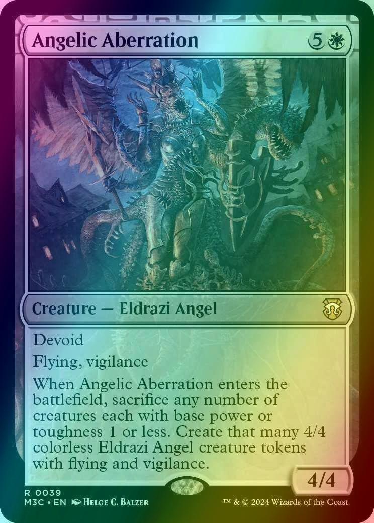 Angelic Aberration [39] [Modern Horizons 3: Commander] [Ripple Foil]