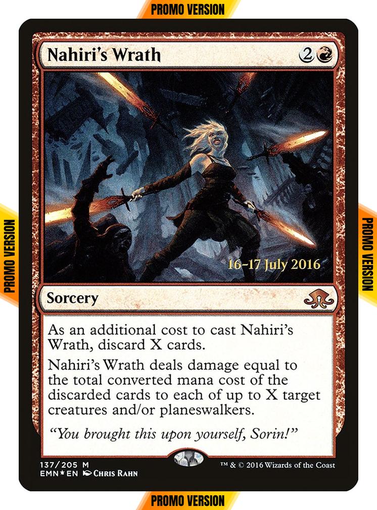 Nahiri's Wrath [137s] [Eldritch Moon Promos] [Foil]