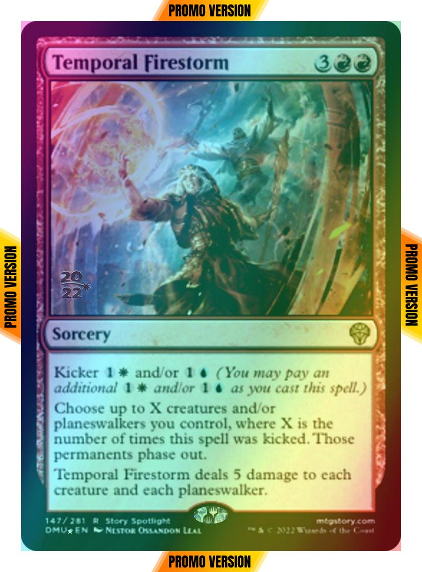 Temporal Firestorm [147s] [Prerelease] [Dominaria United: Promos] [Foil]