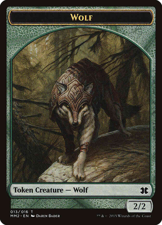 Wolf Token [13] [Modern Masters 2015 Tokens] [Non-Foil]