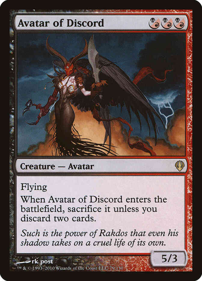 Avatar of Discord [79] [Archenemy 2010] [Non-Foil]