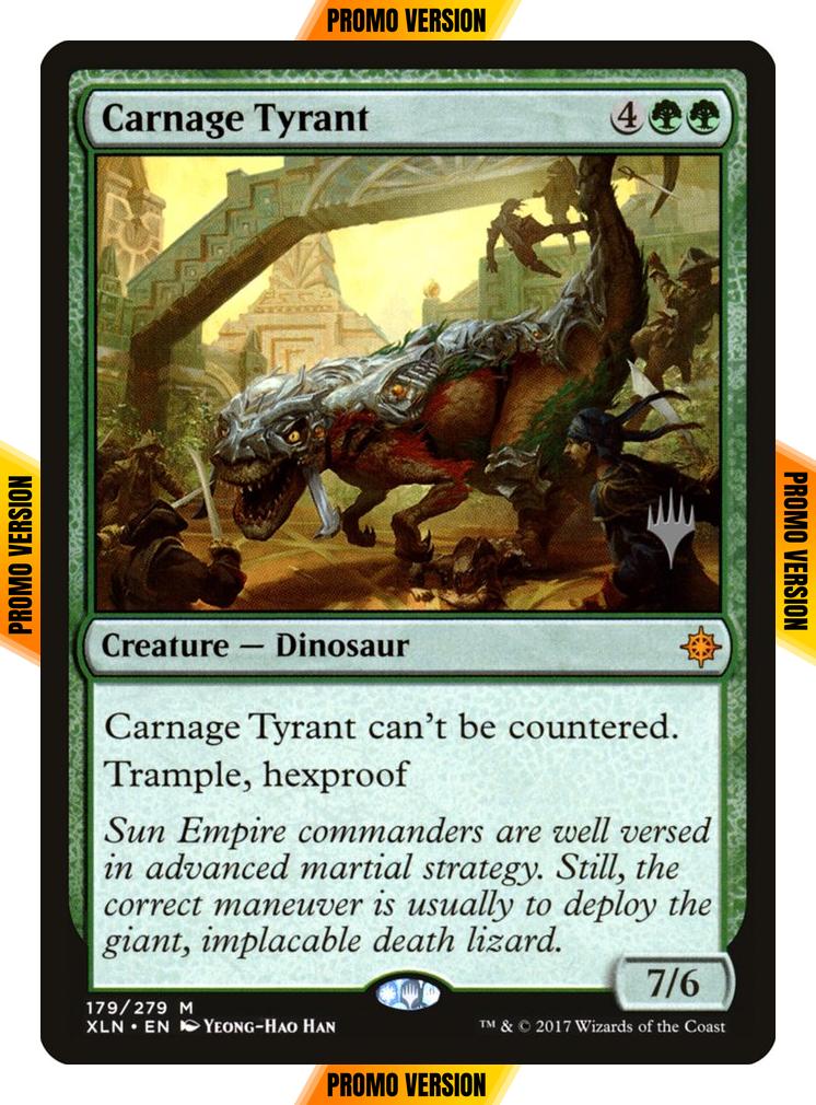 Carnage Tyrant [179p] [Promo Pack] [Ixalan Promos] [Foil]