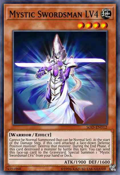 Mystic Swordsman LV4 - SD5-EN014 - Common - 1st Edition
