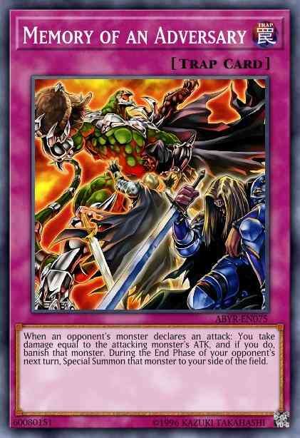 Memory of an Adversary - BP02-EN212 - Rare - 1st Edition
