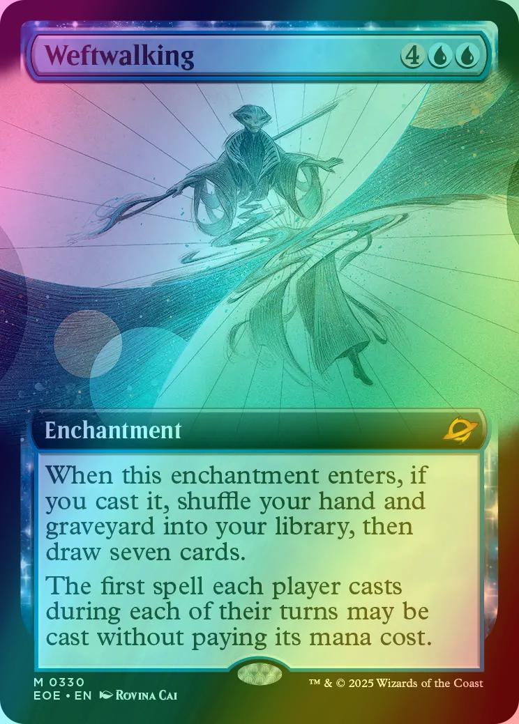 Weftwalking [330] [Extended Art] [Edge of Eternities] [Foil]