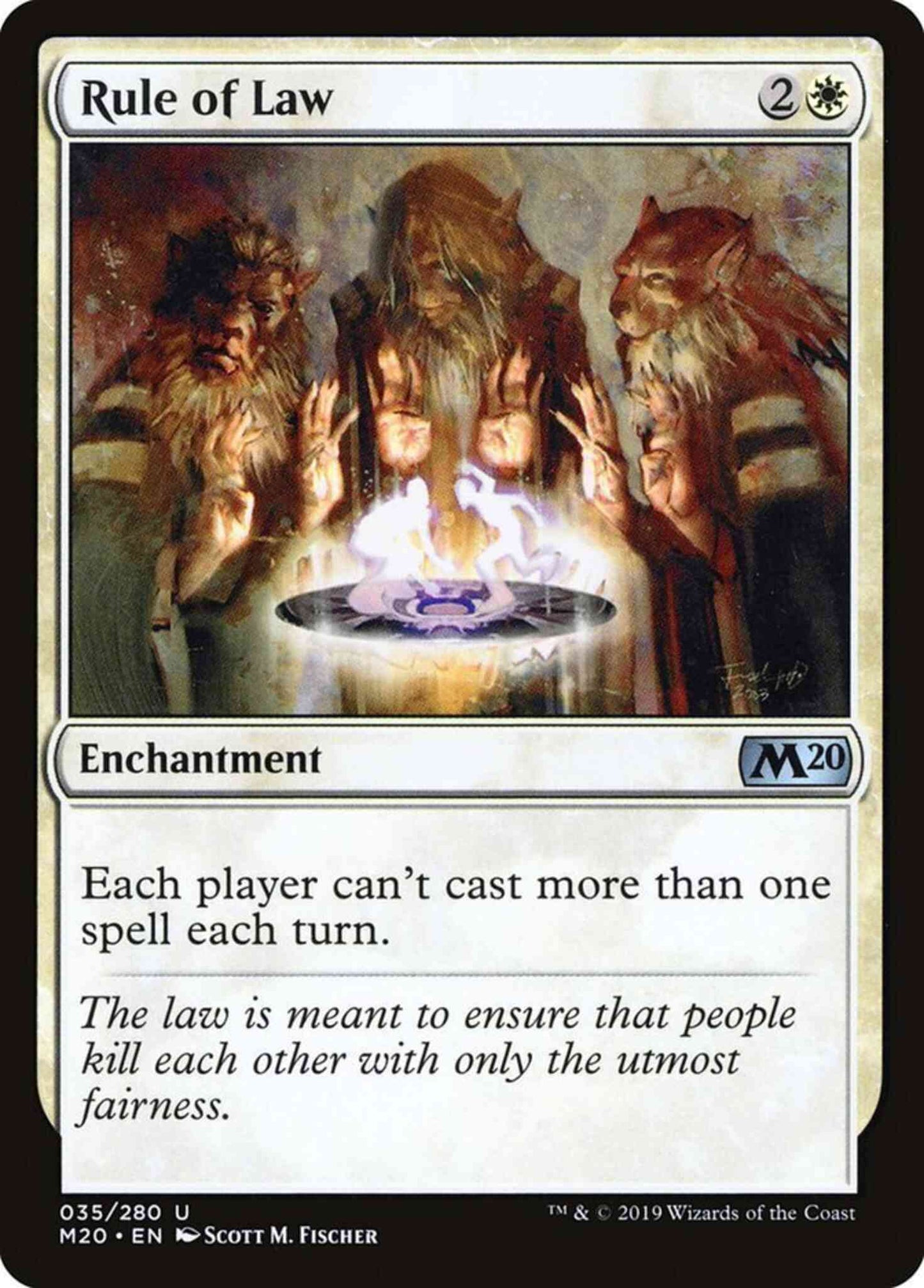 Rule of Law [35] [Core Set 2020] [Non-Foil]