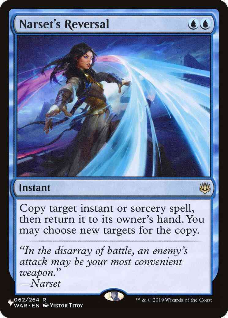 Narset's Reversal [WAR-62] [The List] [Non-Foil]
