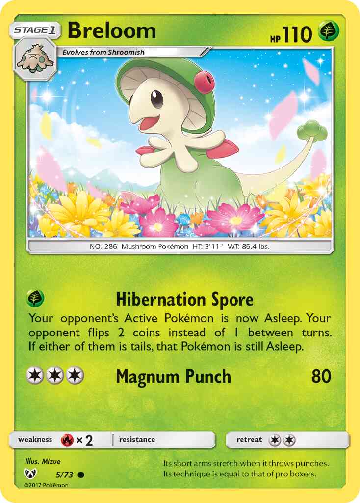 Breloom - 5/73 - Common [sm35-5] [Non-Holo]