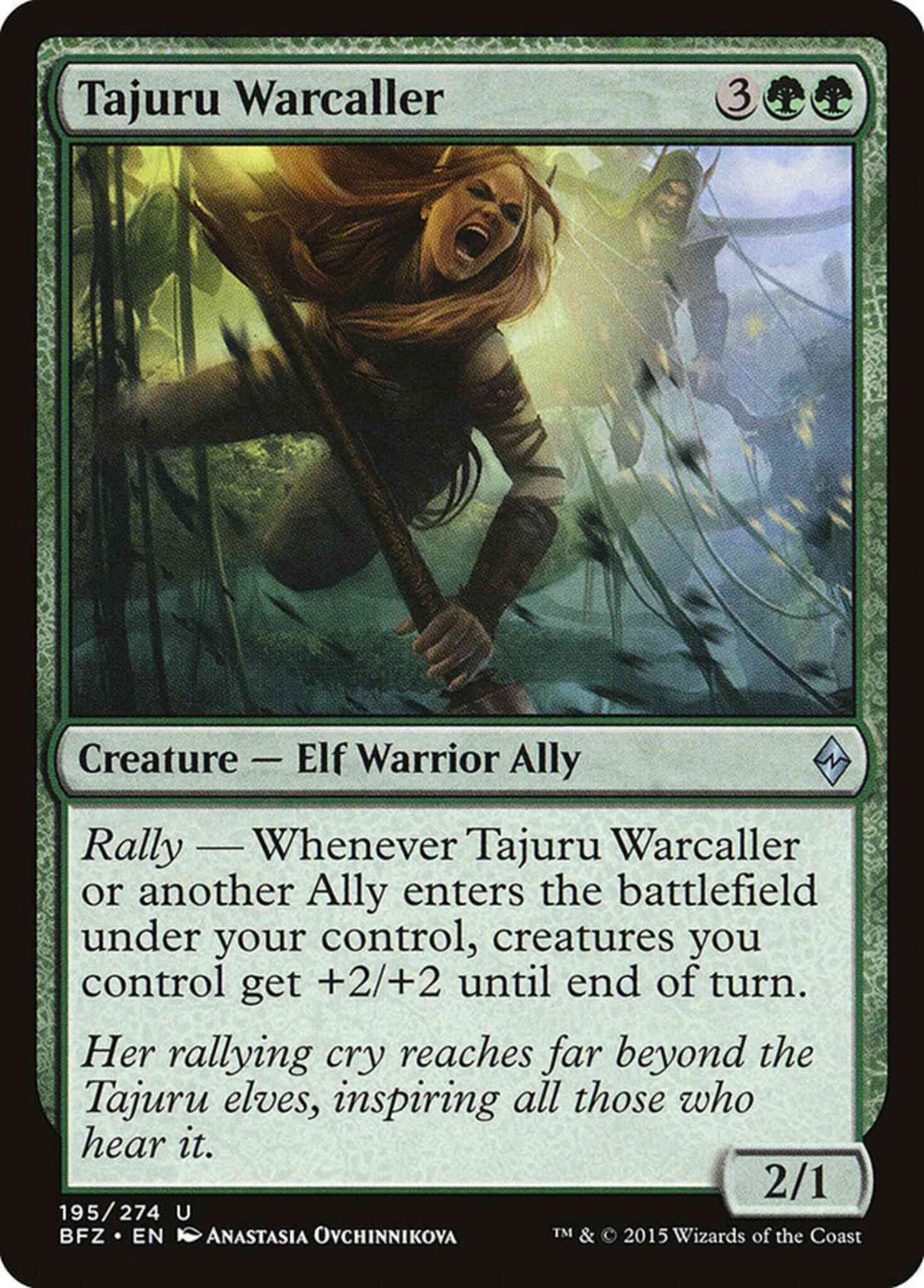 Tajuru Warcaller [195] [Battle for Zendikar] [Non-Foil]