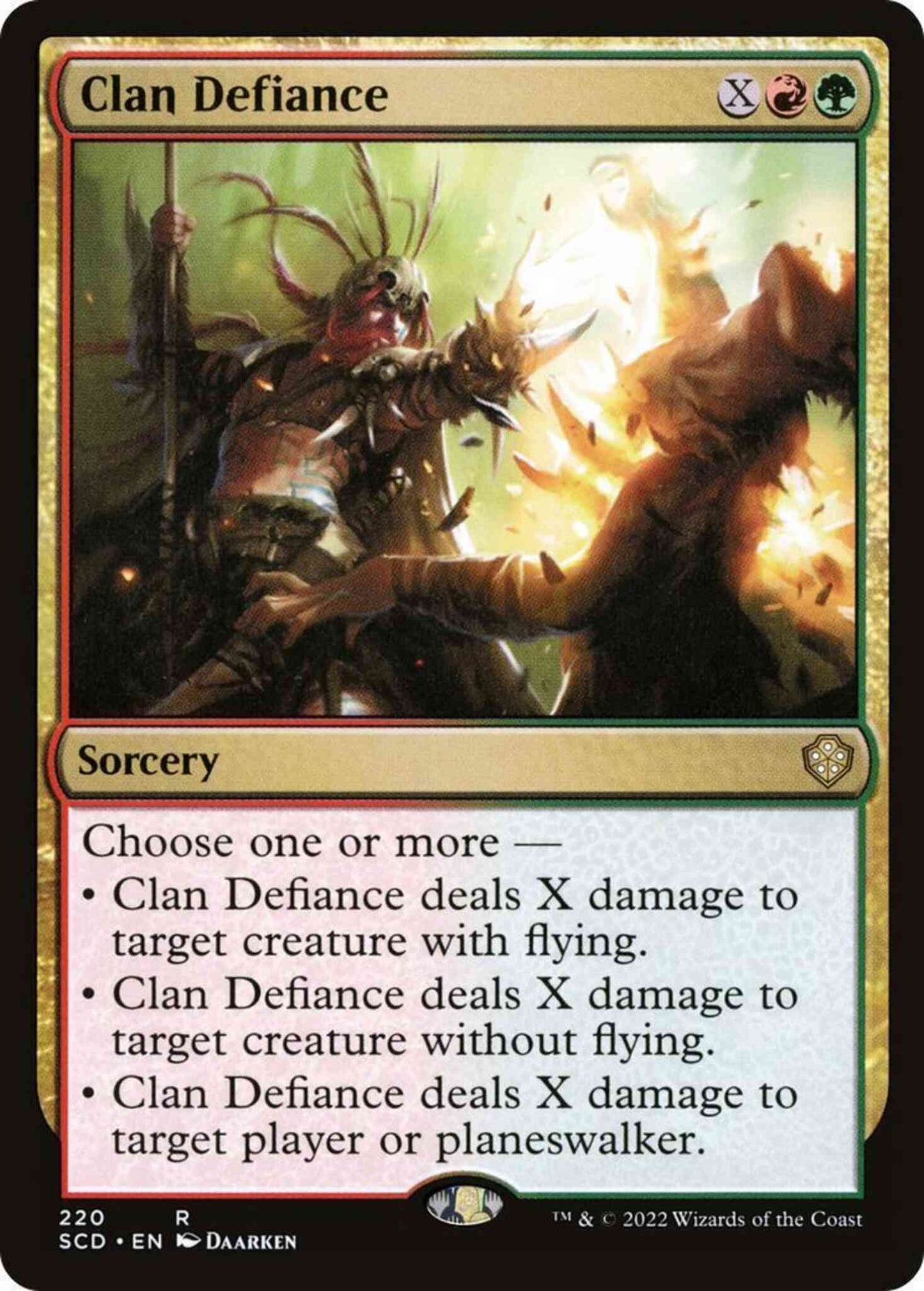 Clan Defiance [220] [Starter Commander Decks] [Non-Foil]