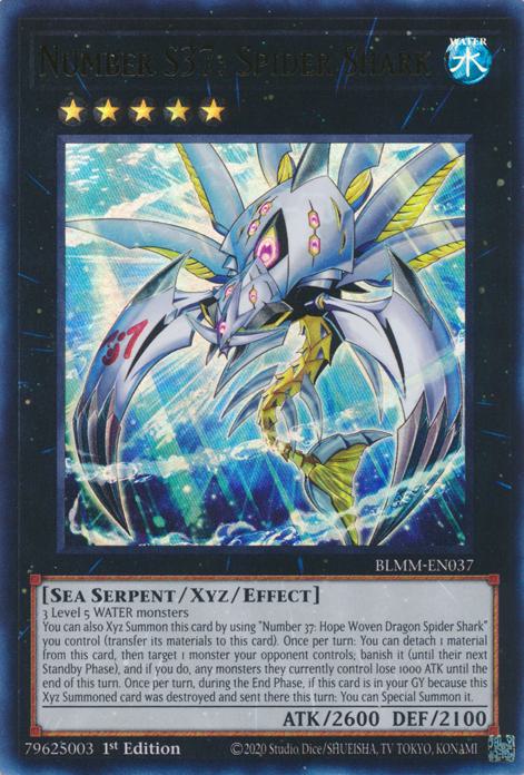 Number S37: Spider Shark - BLMM-EN037 - Ultra Rare - 1st Edition