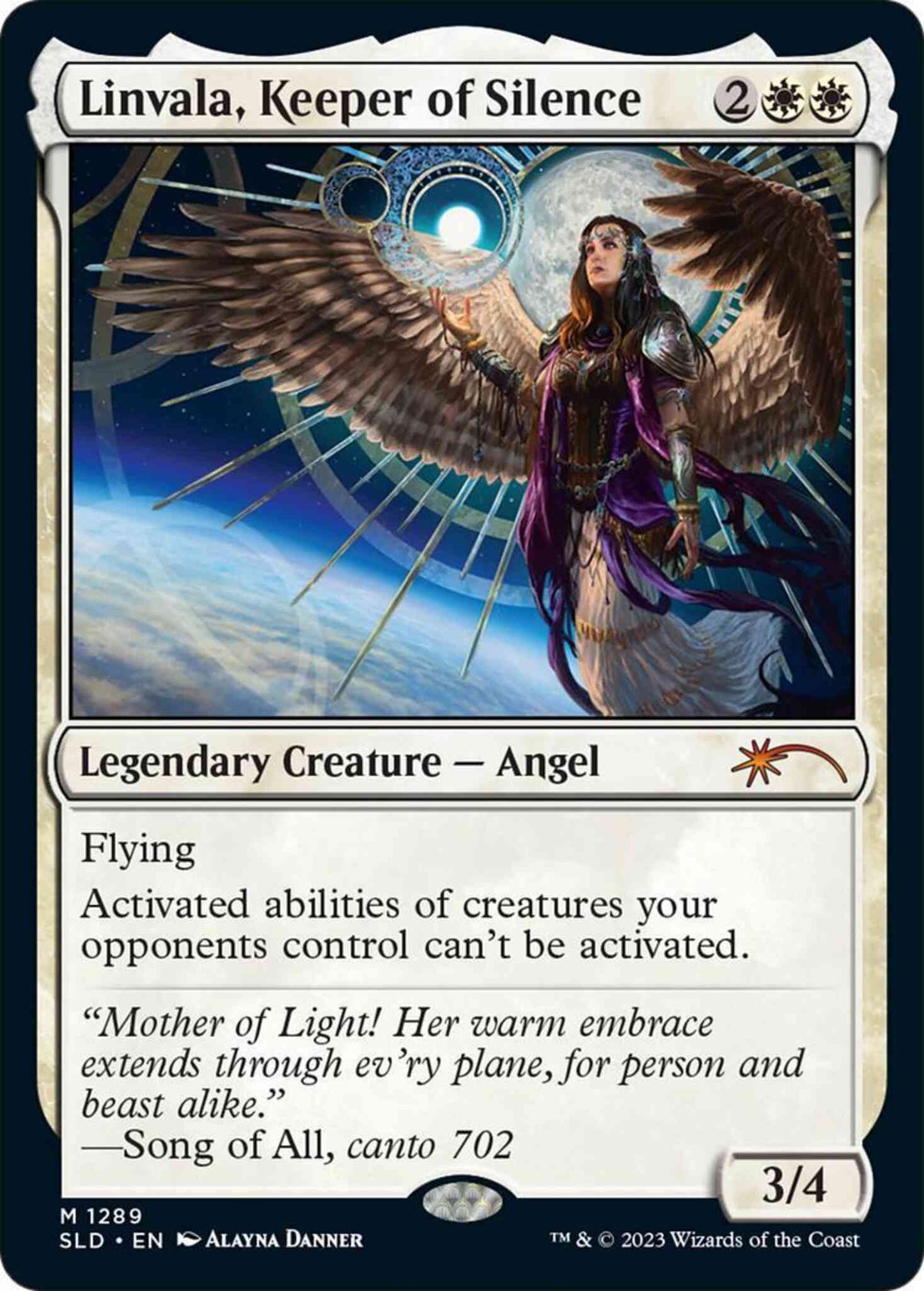 Linvala, Keeper of Silence [1289] [Alayna Danner] [Secret Lair Drop] [Non-Foil]