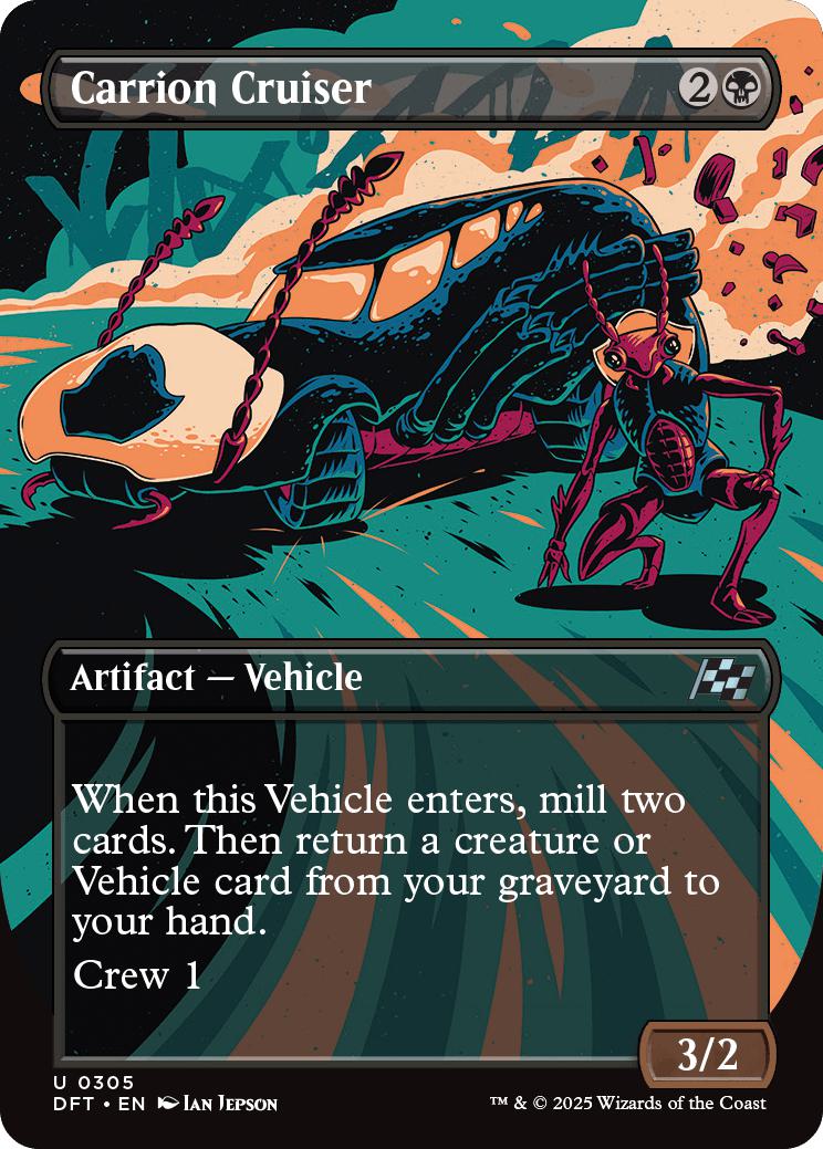 Carrion Cruiser [305] [Borderless] [Revved Up] [Aetherdrift] [Non-Foil]