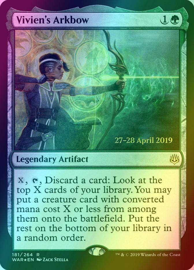 Vivien's Arkbow [181s] [War of the Spark Promos] [Foil]