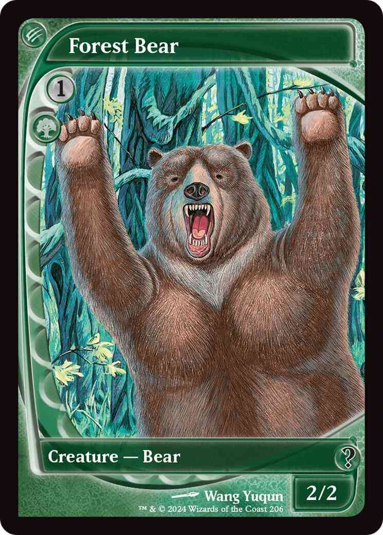 Forest Bear [206] [Future Frame] [Full Art] [Mystery Booster 2] [Foil]