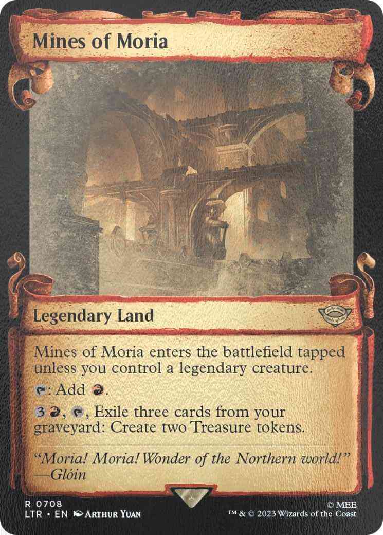 Mines of Moria [708] [Scrolls Showcase] [The Lord of the Rings: Tales of Middle-earth] [Silver Foil]