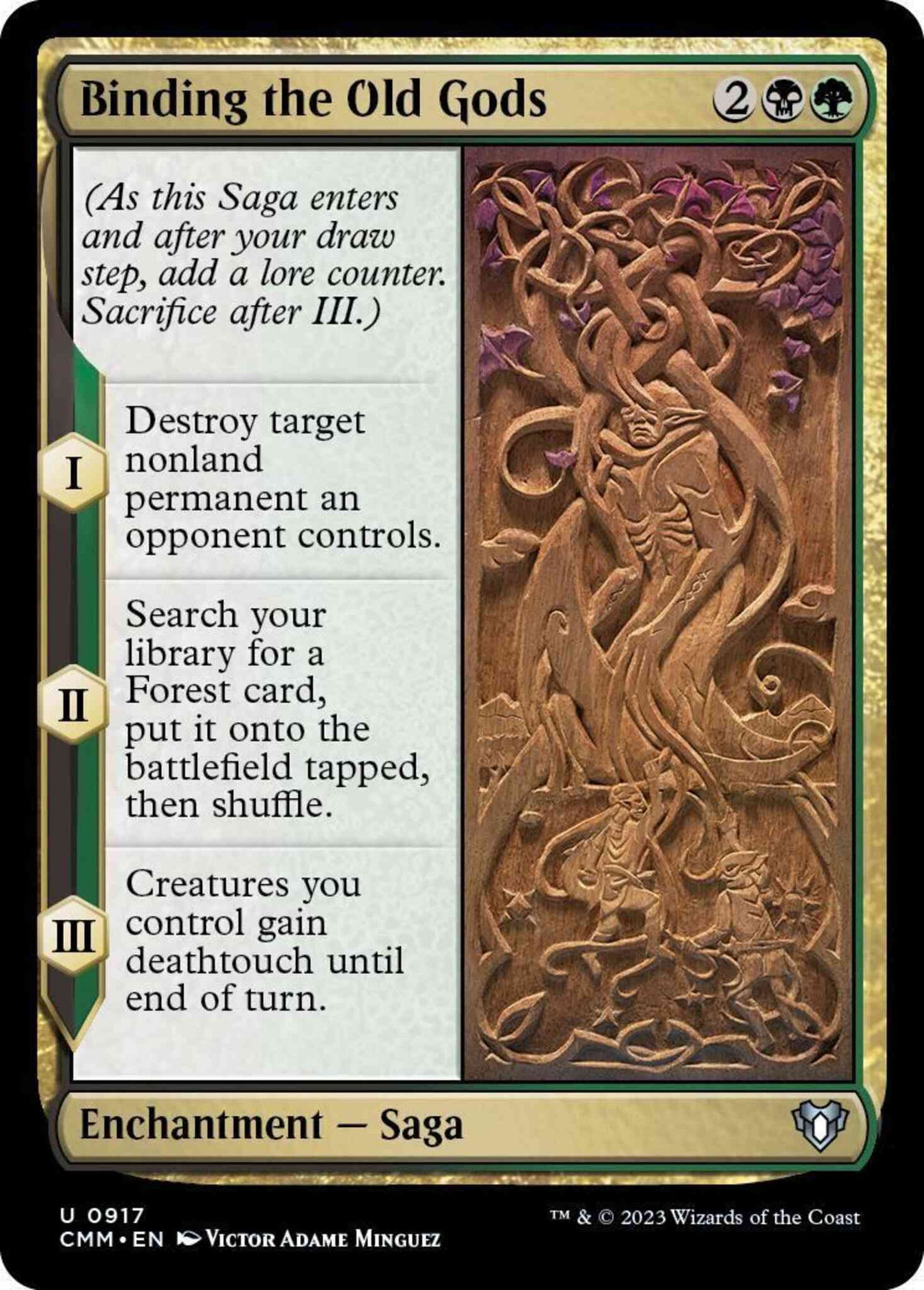 Binding the Old Gods [917] [Commander Masters] [Non-Foil]