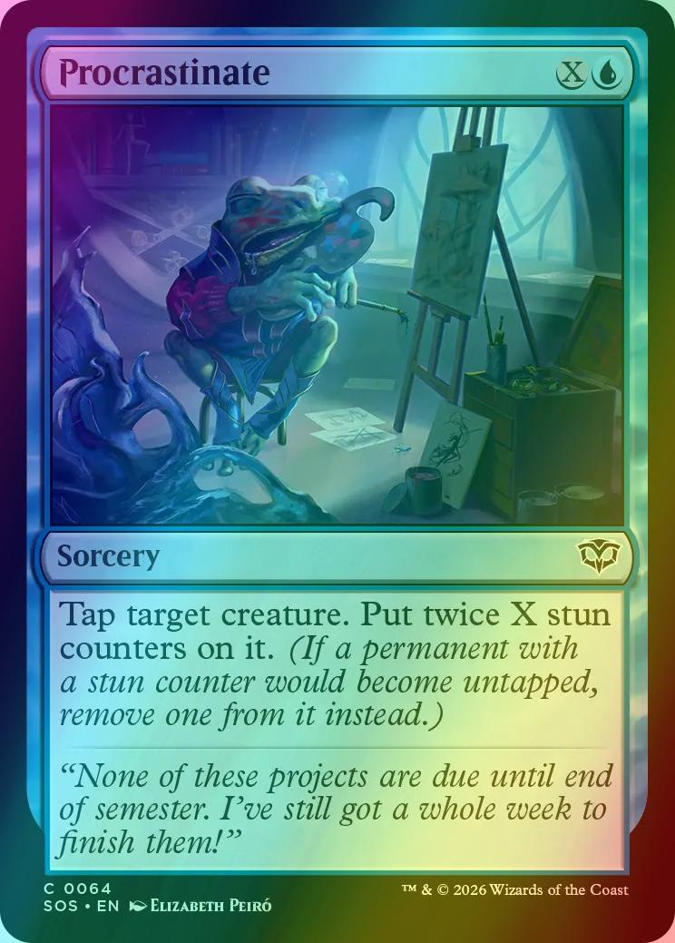 Procrastinate [64] [Secrets of Strixhaven] [Foil]