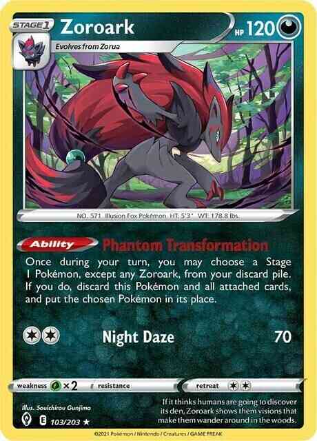 Zoroark - 103/203 - Rare Holo [swsh7-103] [Holo]