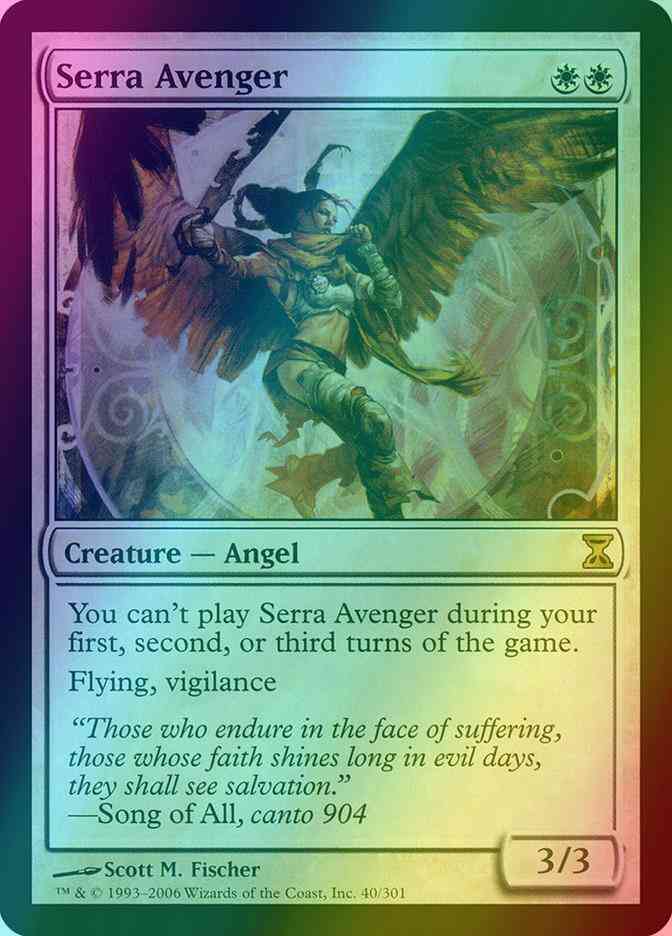 Serra Avenger [40] [Time Spiral] [Foil]