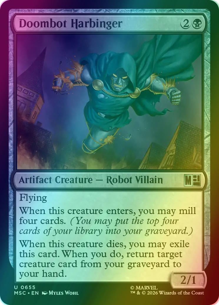 Doombot Harbinger [655] [Jumpstart] [Marvel Super Heroes: Commander] [Foil]