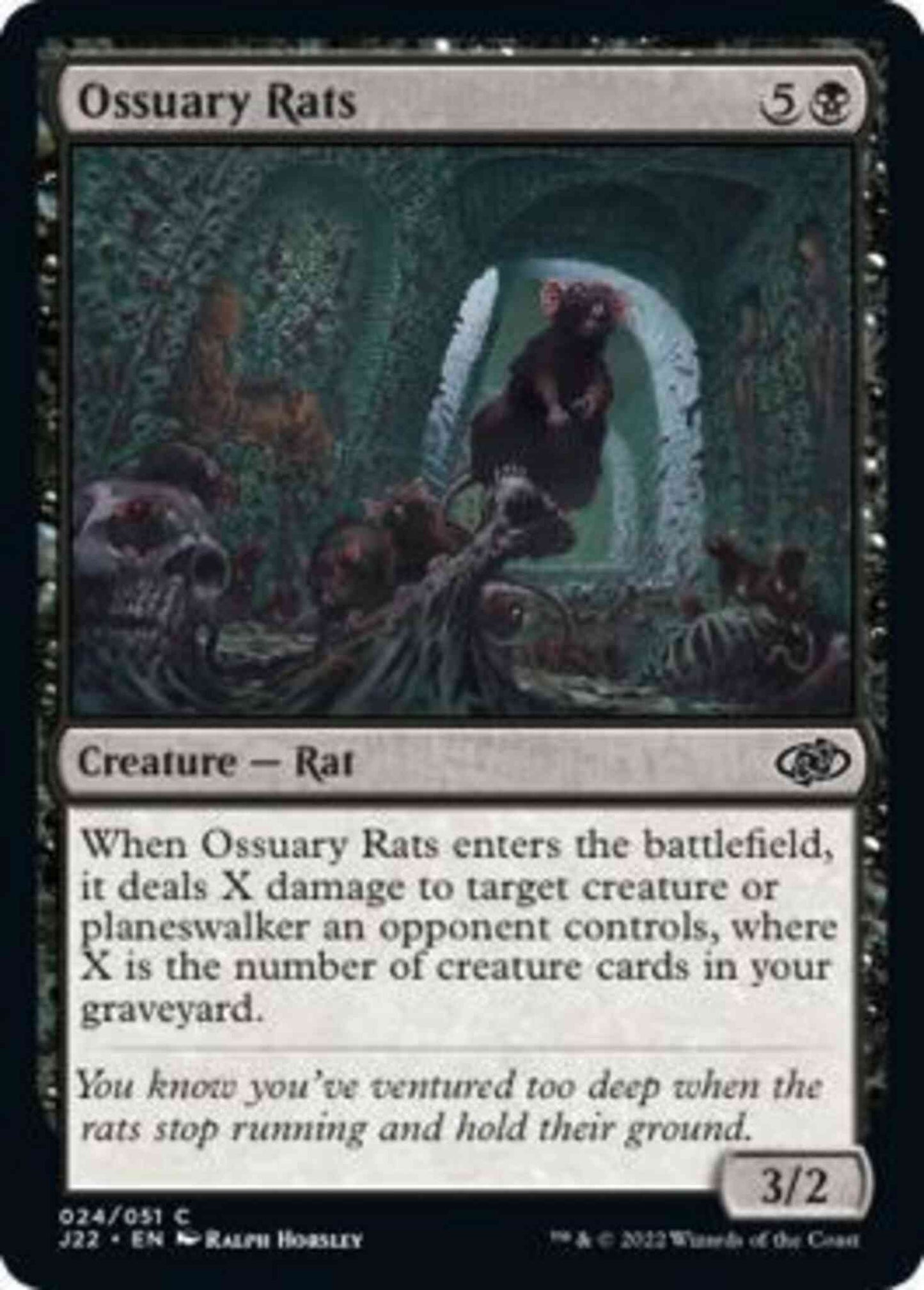 Ossuary Rats [24] [Jumpstart 2022] [Non-Foil]