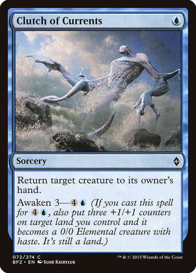 Clutch of Currents [72] [Battle for Zendikar] [Non-Foil]