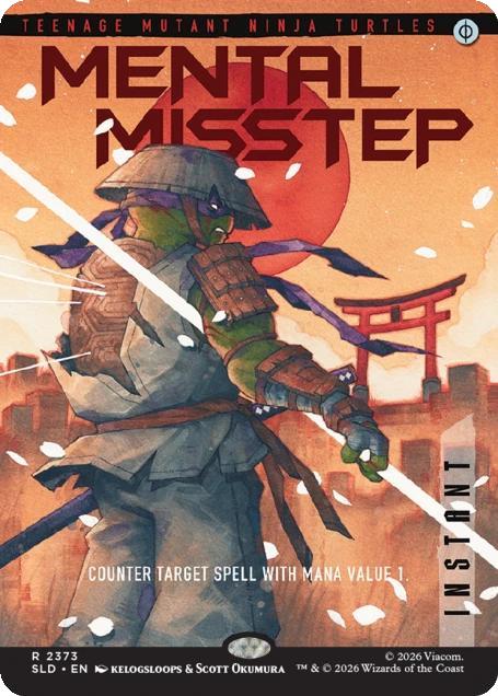 Mental Mistep [2373] [Borderless] [Last Ronin] [Secret Lair Drop] [Non-Foil]