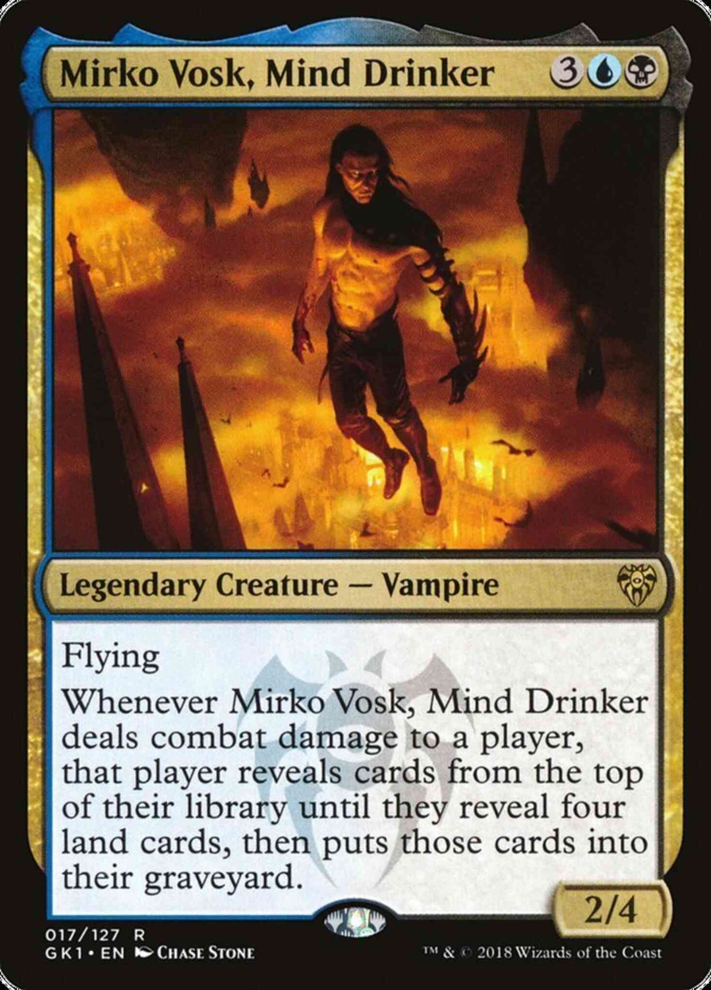 Mirko Vosk, Mind Drinker [17] [GRN Guild Kit] [Non-Foil]