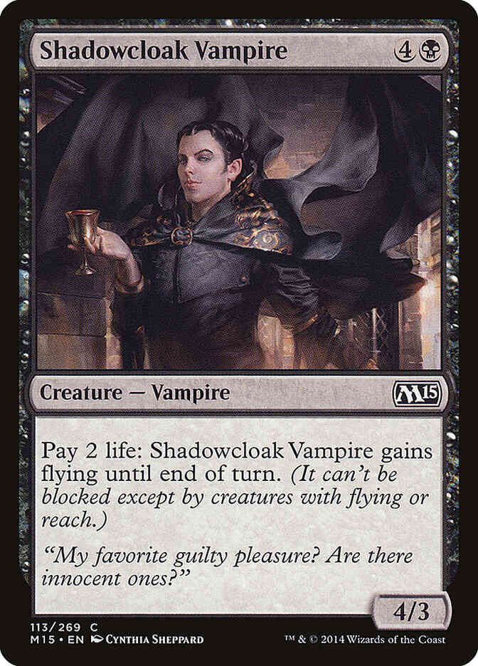 Shadowcloak Vampire [113] [Magic 2015] [Non-Foil]