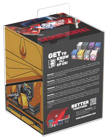 Ultimate Guard Squaroes Deck Box - 100 - Transformers - Bumblebee
