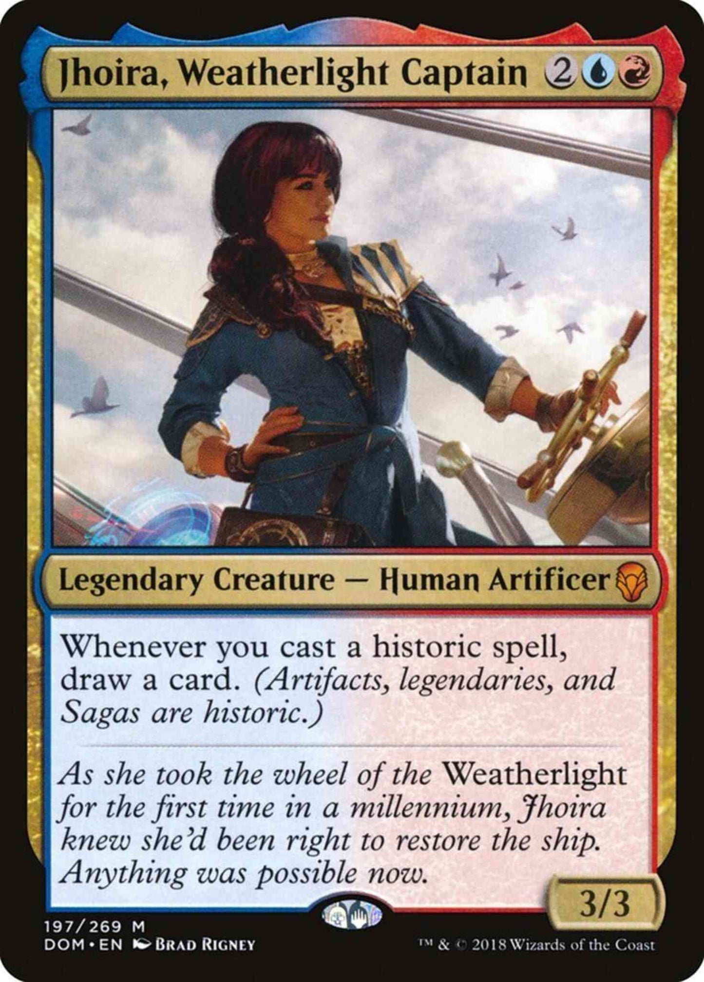 Jhoira, Weatherlight Captain [197] [Dominaria] [Non-Foil]