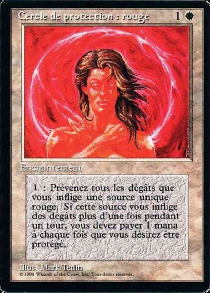 Circle of Protection: Red - French [12] [Foreign Black Border: French] [Non-Foil]