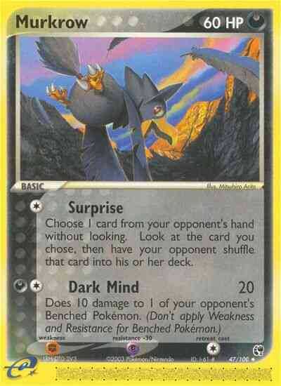 Murkrow - 47/100 - Uncommon [ex2-47] [Non-Holo]