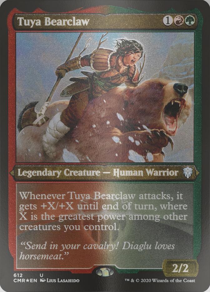 Tuya Bearclaw [612] [Commander Legends] [Etched Foil]