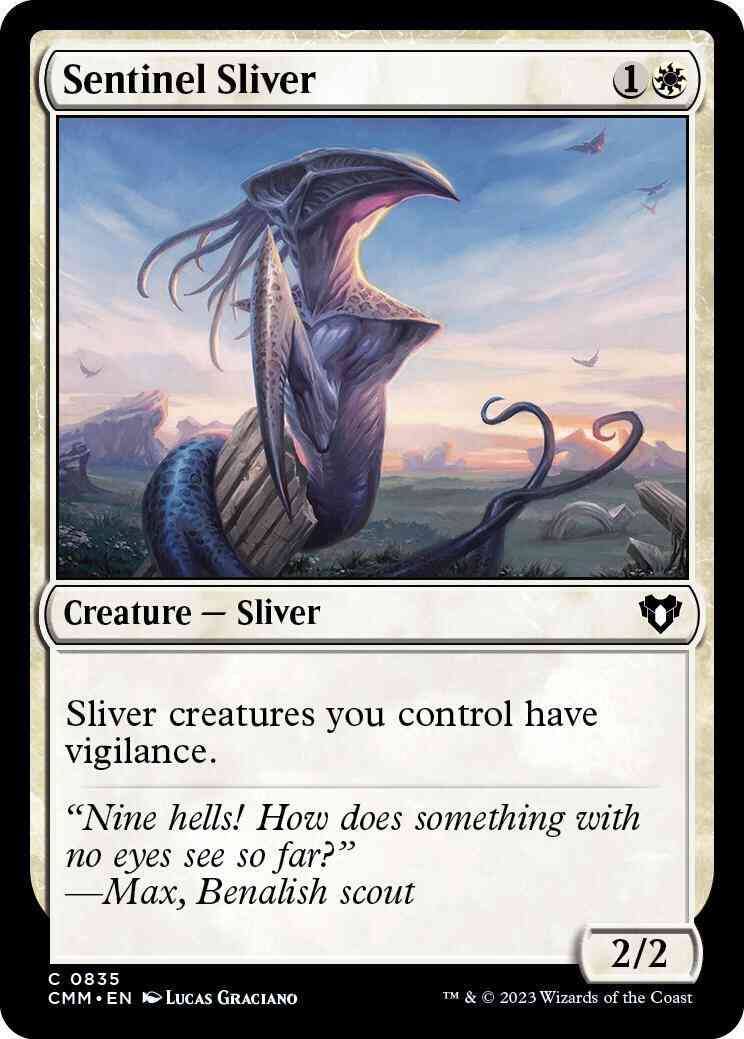 Sentinel Sliver [835] [Commander Masters] [Non-Foil]