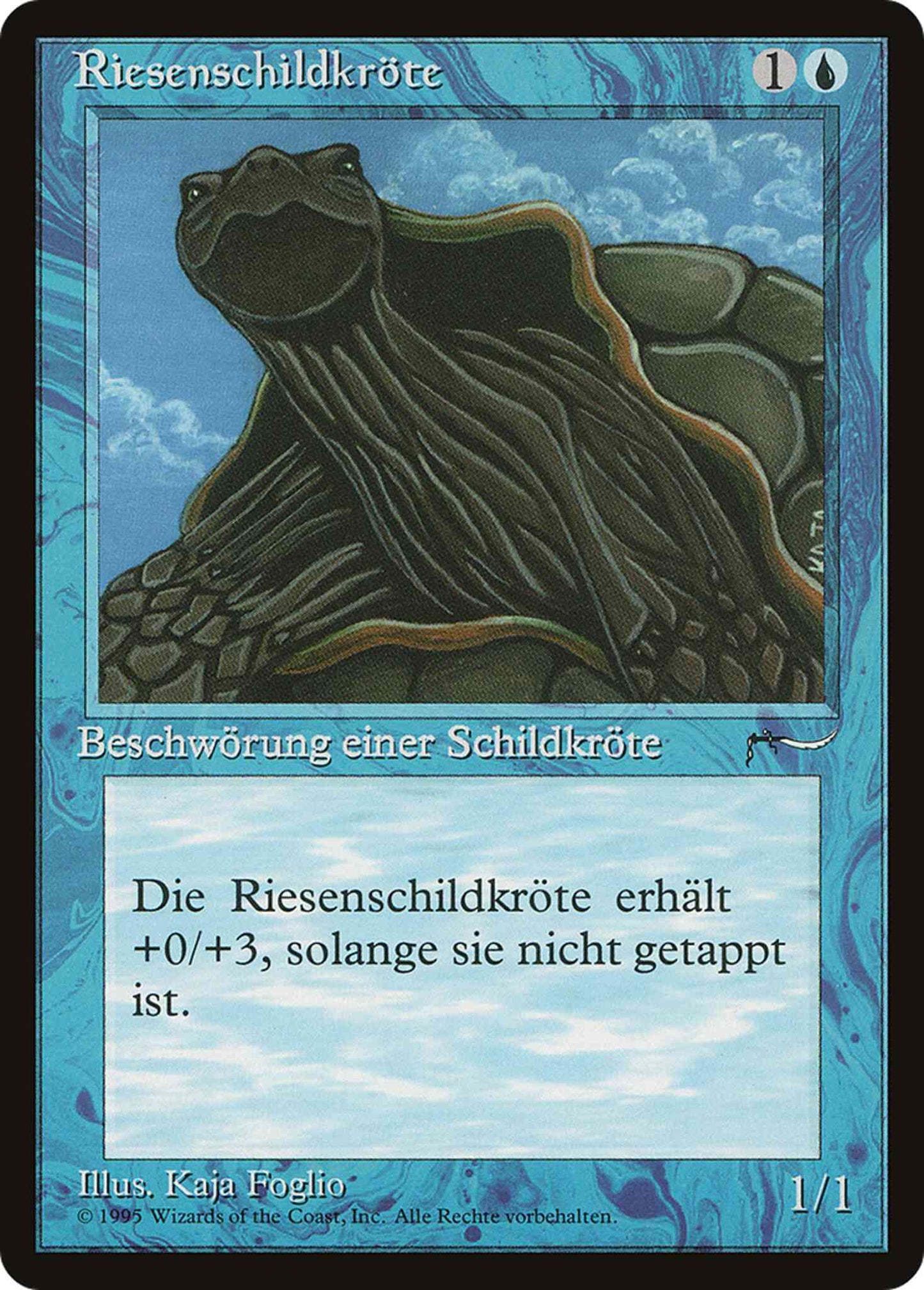 Giant Tortoise - German [34] [Renaissance German] [Non-Foil]