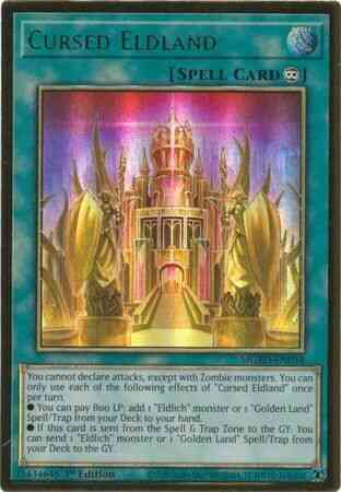 Cursed Eldland - MGED-EN048 - Premium Gold Rare - 1st Edition