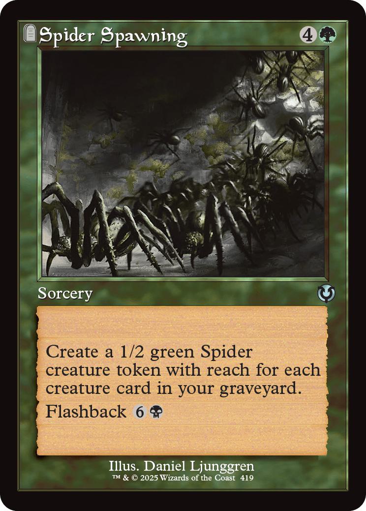 Spider Spawning [419] [Retro Frame] [Innistrad Remastered] [Non-Foil]