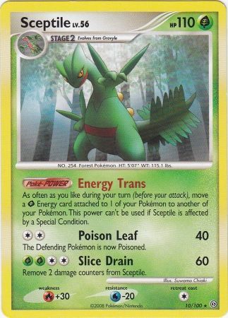 Sceptile - Theme Deck - 10/100 - Rare Holo [dp7-10] [Holo]