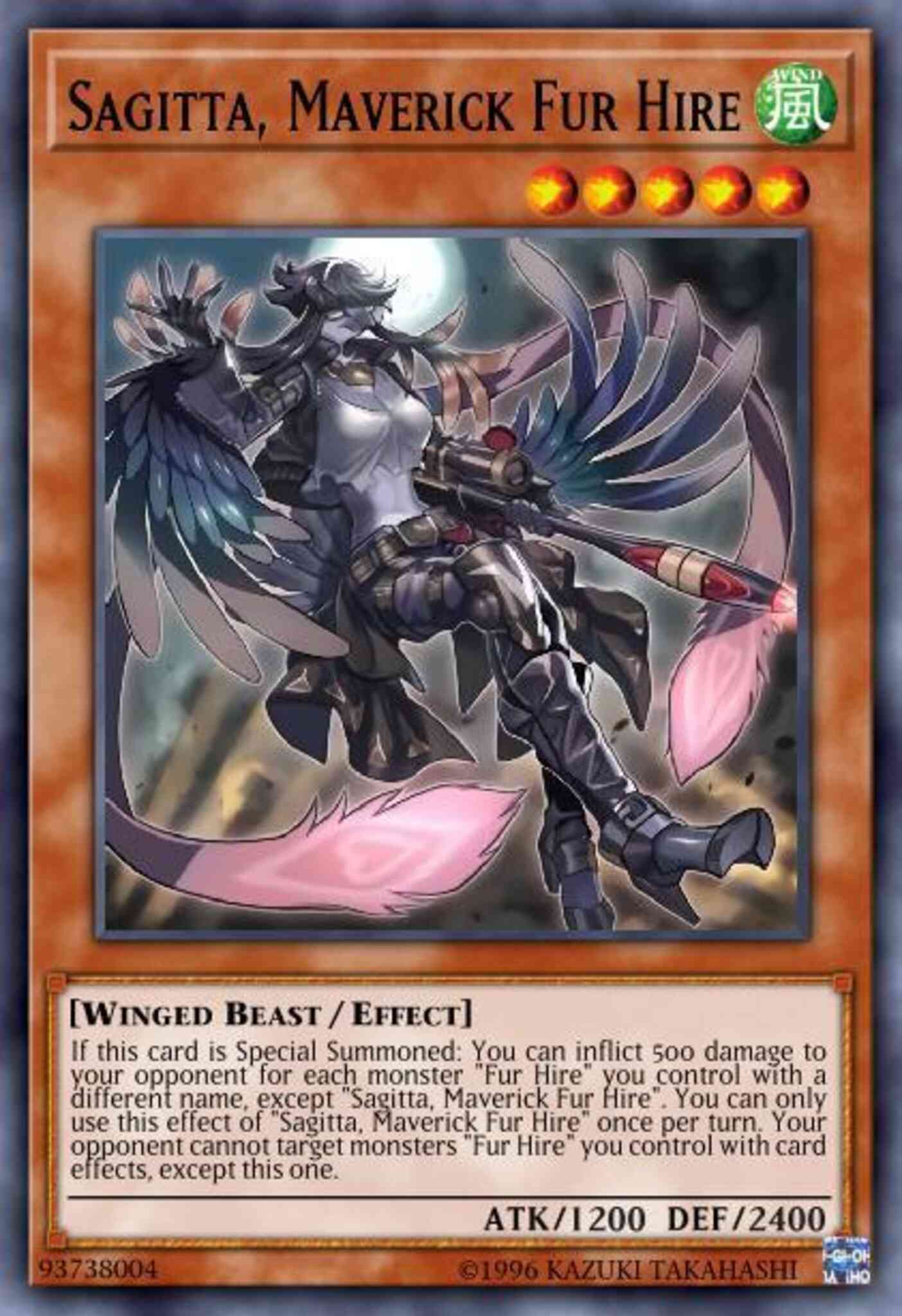 Sagitta, Maverick Fur Hire - MP19-EN250 - Common - 1st Edition