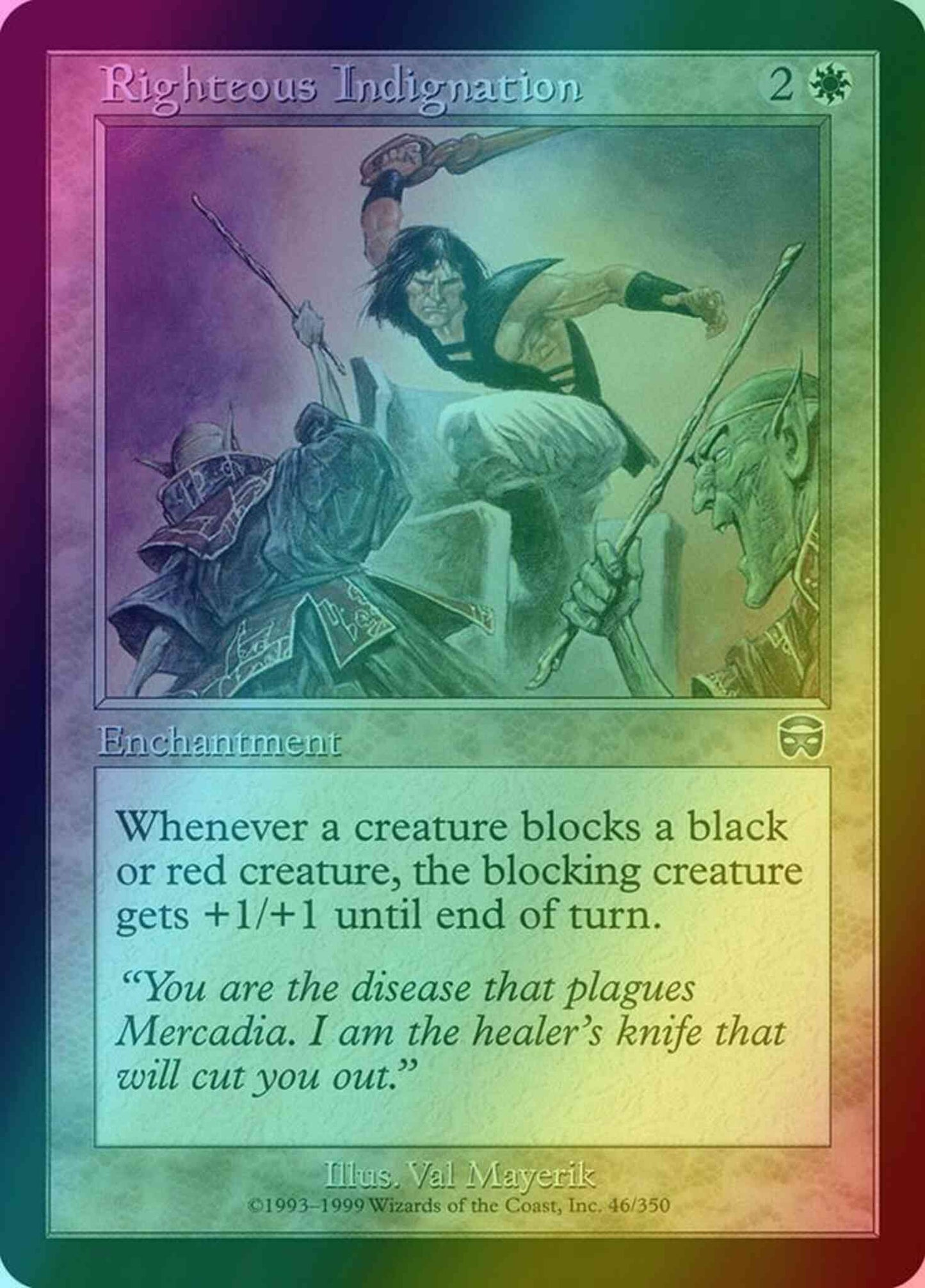 Righteous Indignation [46] [Mercadian Masques] [Foil]