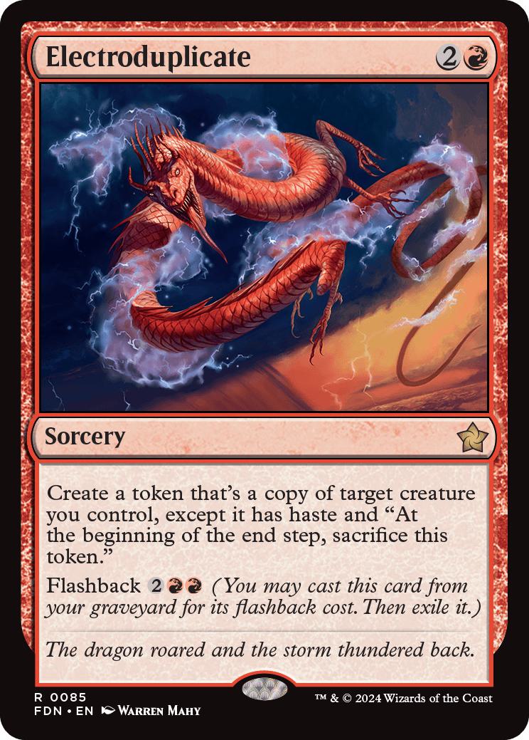 Electroduplicate [85] [Foundations] [Non-Foil]